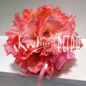 Svatební kytici kulatá z gladiolů č. 508