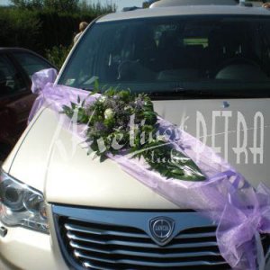 Svatební aranžmá na auto č. 155