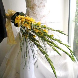 Svatební kytice z gladiolů č. 432