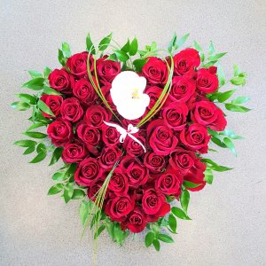 Srdce z růží Karmen