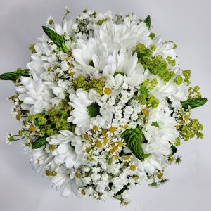 Svatební kytice kulatá č. 332