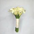 Wedding bouquet round of calla lilies and freesias No. 525