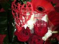 Valentýnská kytice Srdíčko